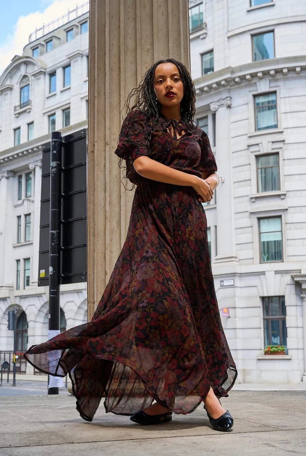 For Occasions Only, editorial outfit look for a London portfolio session