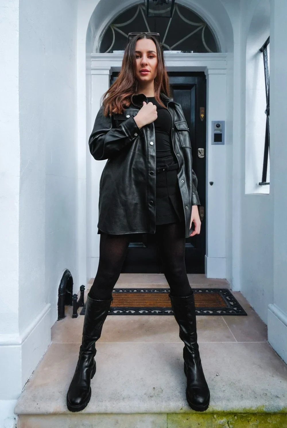 Turn Back Time, editorial outfit look for a London portfolio session